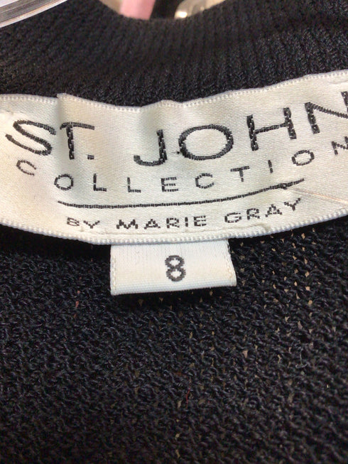 St. John Knit Blazer knee-length Topper Size 8