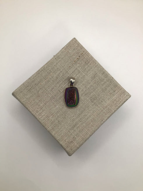 Tourmaline Druzy Pendant