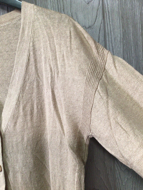Talbots Cardigan Linen Size Large