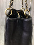 Chanel Grand Shopping Tote Quilted Caviar Leather Vintage GST
