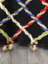 Susan Bristol Vintage Rope Lattice Embellished Cardigan Size Medium