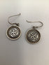Silver celtic knot Round drop Earrings