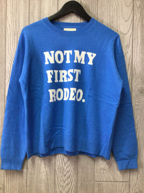 Jumper 1234 Not My First Rodeo Sweater wool-cashmere Size Large