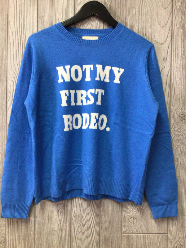 Jumper 1234 Not My First Rodeo Sweater wool-cashmere Size Large