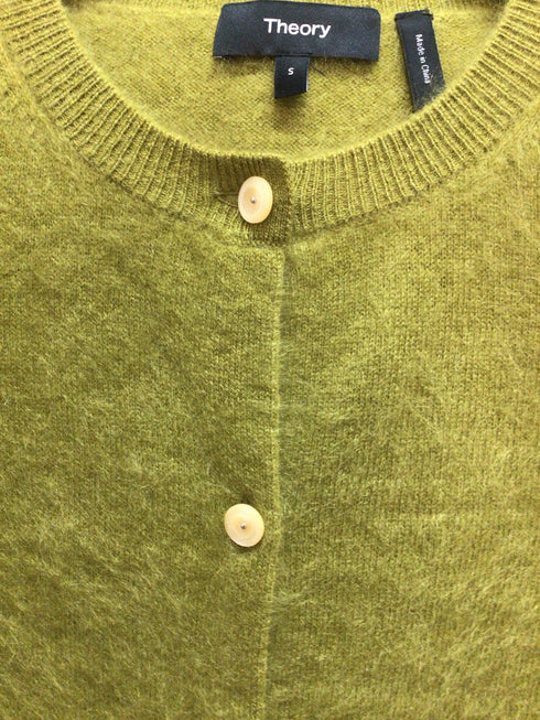 Theory Brushed Cashmere Cardigan Size Small
