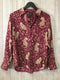 Rails Blouse Silk Buttondown Size Small