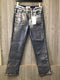 Dear John Metallic Jeans Size 4 (27) New
