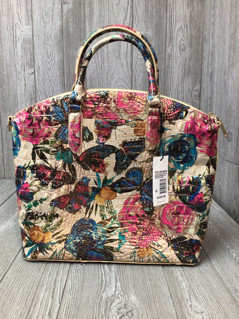 Brahmin Mariposa Melbourne Large Duxbury Satchel Leather New pre-owned