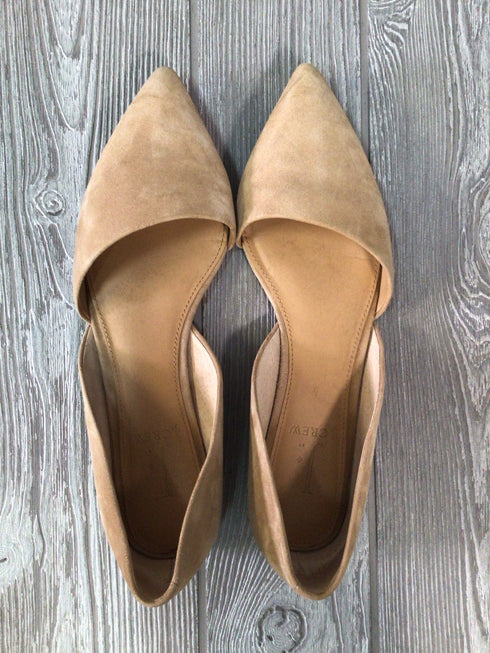 J Crew suede d'Orsay Flats Size 9