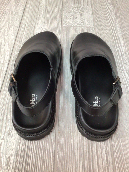 Max Mara Nizza Leather Low Clogs Size 39