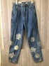 Bill Blass Jeans Vintage Handprinted Size 6