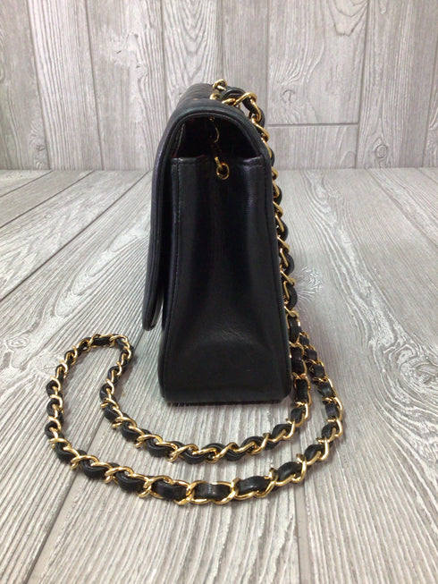 Chanel Quilted Diana Flap Bag Medium Lambskin Leather Vintage