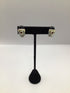 David Yurman Silver Onyx Tourmaline Shrimp Cable Earrings Vintage Estate