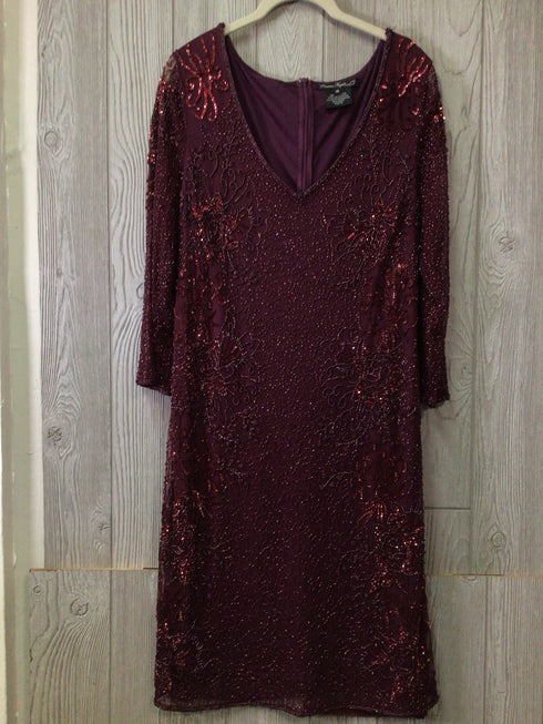 Pisarro Nights Beaded Dress Size 16