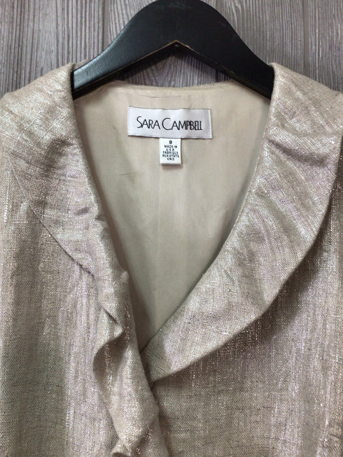 Sara Campbell Dress linen Size 8