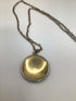 Round Vintage Damascene Pendant Necklace