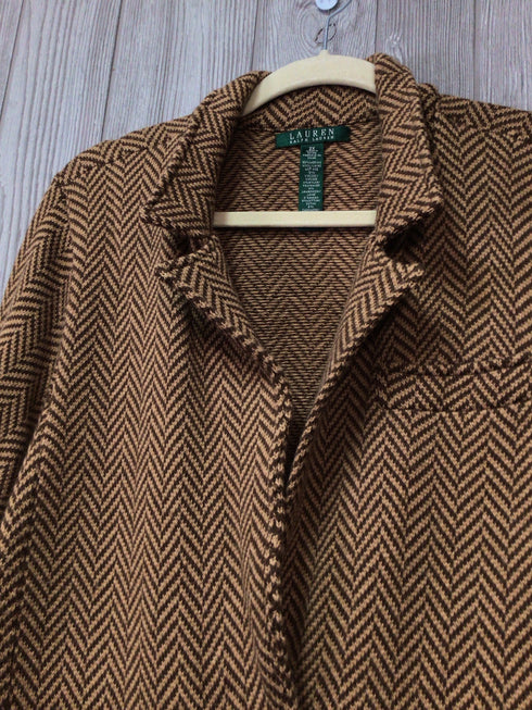 Lauren Knit Blazer wool bl Size 2X