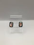 Pink Oval Mother Of Pearl Earrings