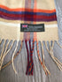 Tan Plaid Cashmere Scarf