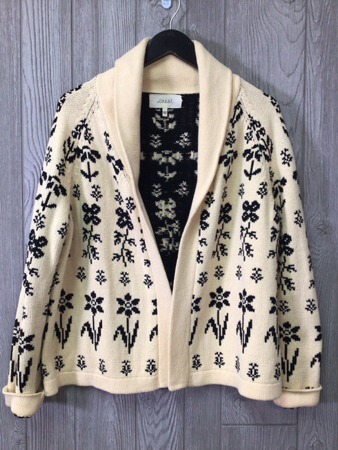 The GREAT The Garden Lodge Cardigan Size 1-Small Pre-owned unworn