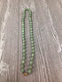 Green Jade Vintage Necklace 14" 10mm