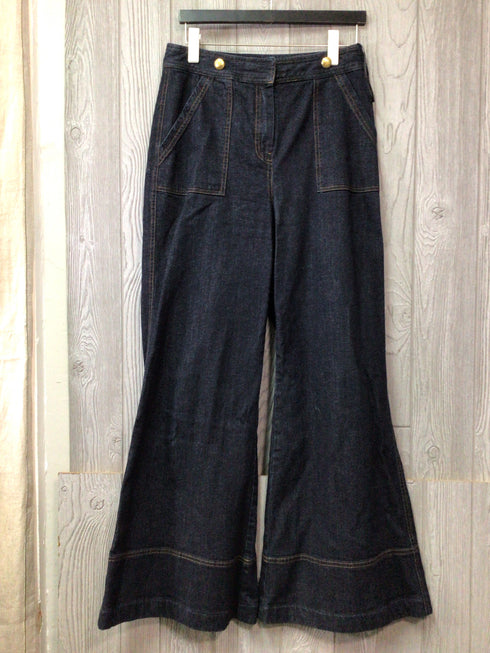 Tuckernuck Pants Indigo Wide-leg Size 8
