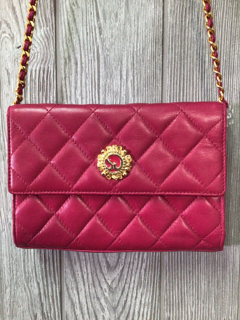 St. John quilted Leather Vintage Evening Bag