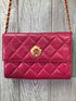 St. John quilted Leather Vintage Evening Bag