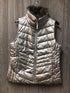 Talbots Puffer Vest faux-fur Size Large