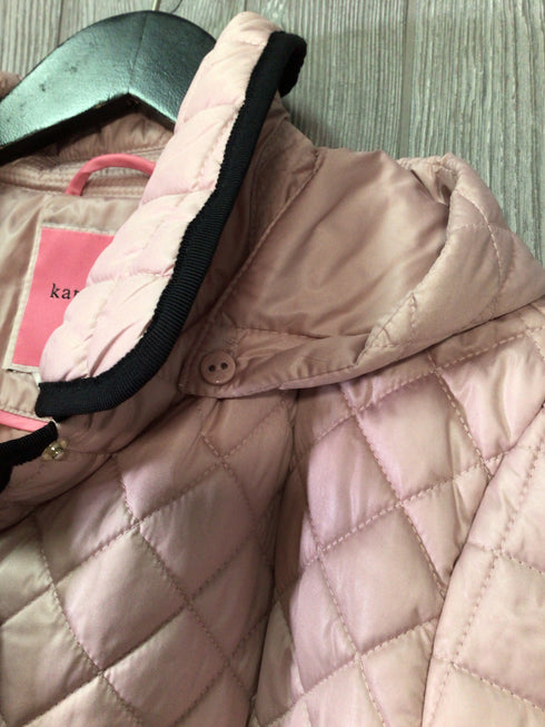 Kate Spade diamond Quilted Coat Size Large