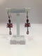 Artisans Pink Drop Glass Earrings