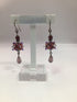 Artisans Pink Drop Glass Earrings
