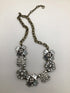 J Crew Crystal Cluster Statement Necklace