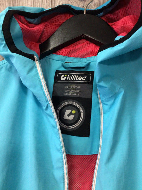 Killtec Rain Waterproof Jacket with Hood Size Girls 14