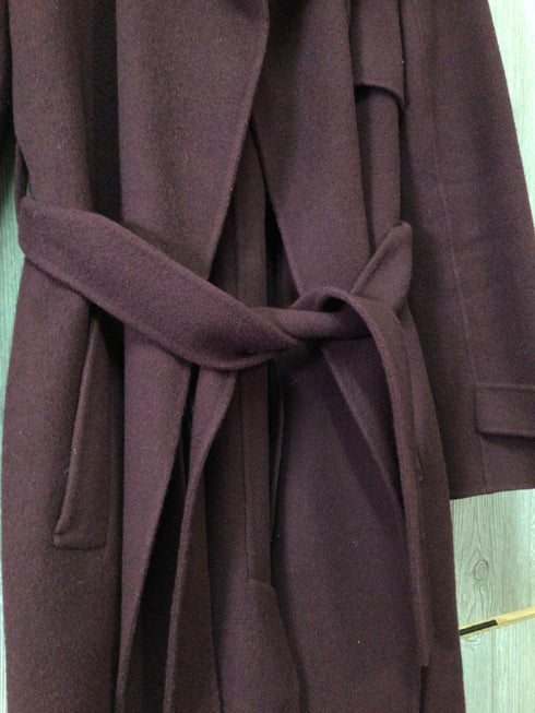 Theory wool-cashmere Felt Coat Size Petite