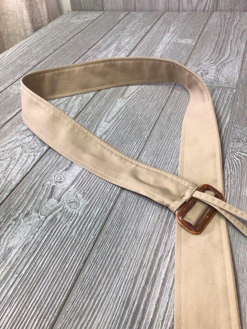 Burberry Vintage Lined Raincoat Size 10L 1966 Belt