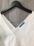 J. McLaughlin Athena Top Linen Size Large New Pre-owned