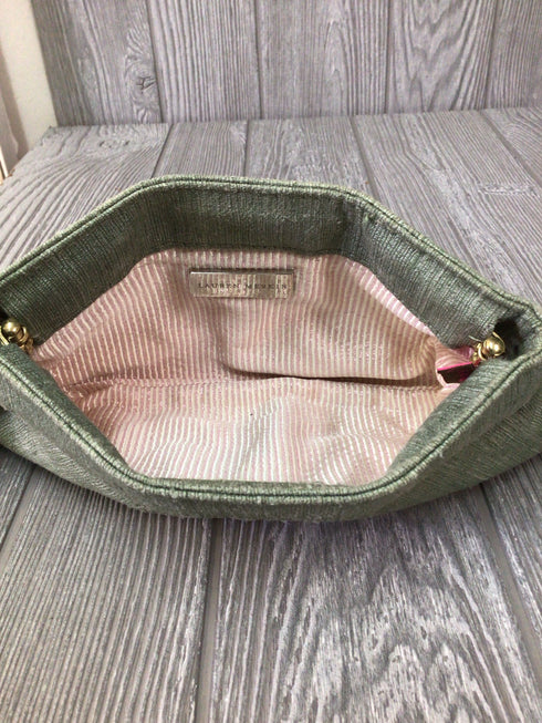 Lauren Merkin Green clutch Silk Evening Bag