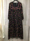 Johnny Was Dress Silk Tiered Maxi Size X-Large
