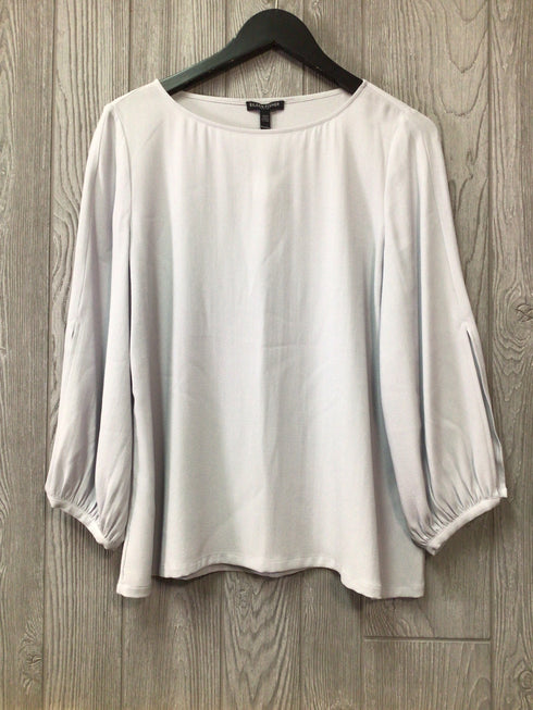 Eileen Fisher Blouse Silk Georgette Size Medium-Petite New