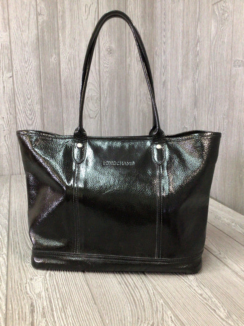 Longchamp Patent Leather Tote Bag Vintage