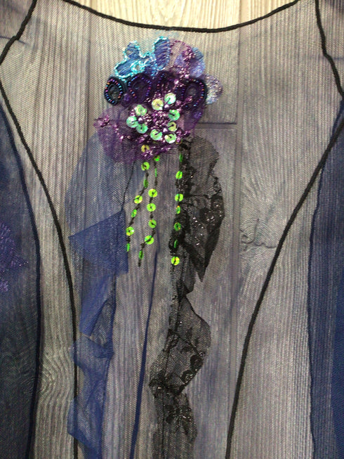 Lee Andersen Mesh Cardigan Size Small