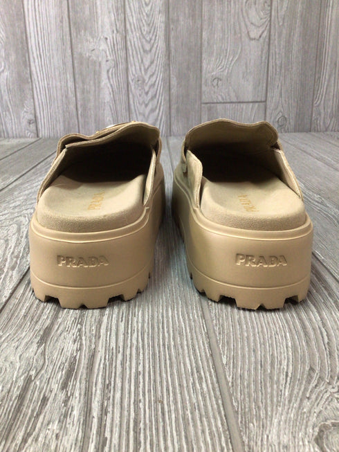 Prada Suede Mules Platform Size 41 pre-owned