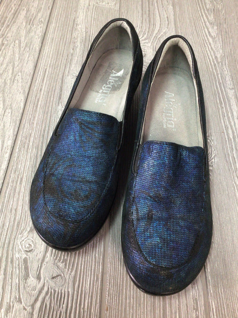 Alegria Leather Sparkle Mules Size 9