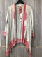 Johnny Was Camille Draped Cardigan Linen Size Large New Pre-owned