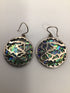 Silver + Abalone Earrings