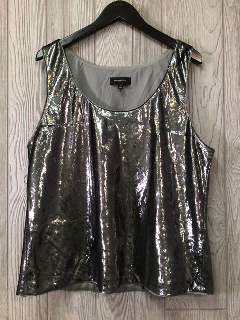 Banana Republic Metallic Tank Top Size X-Large New Pre-owned
