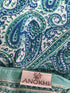 Anokhi Swirl Sea 30" Square Cotton Scarf