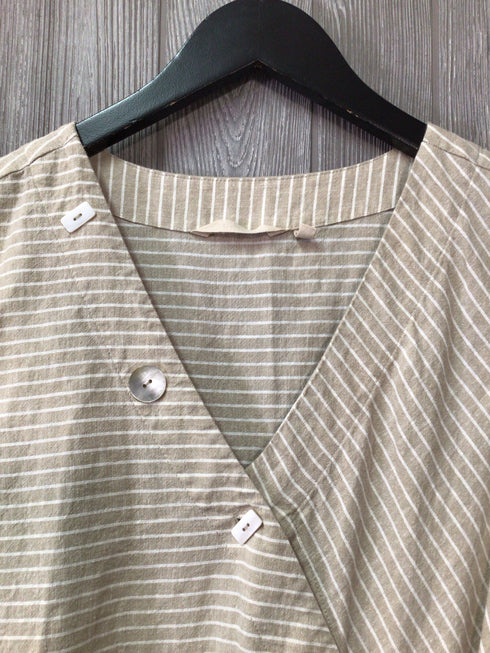 Soft Surroundings Linen Midi Dress Size X-Large