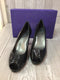 Stuart Weitzman Pumps LogoPlainfield Black Crystal Snake Size 9.5